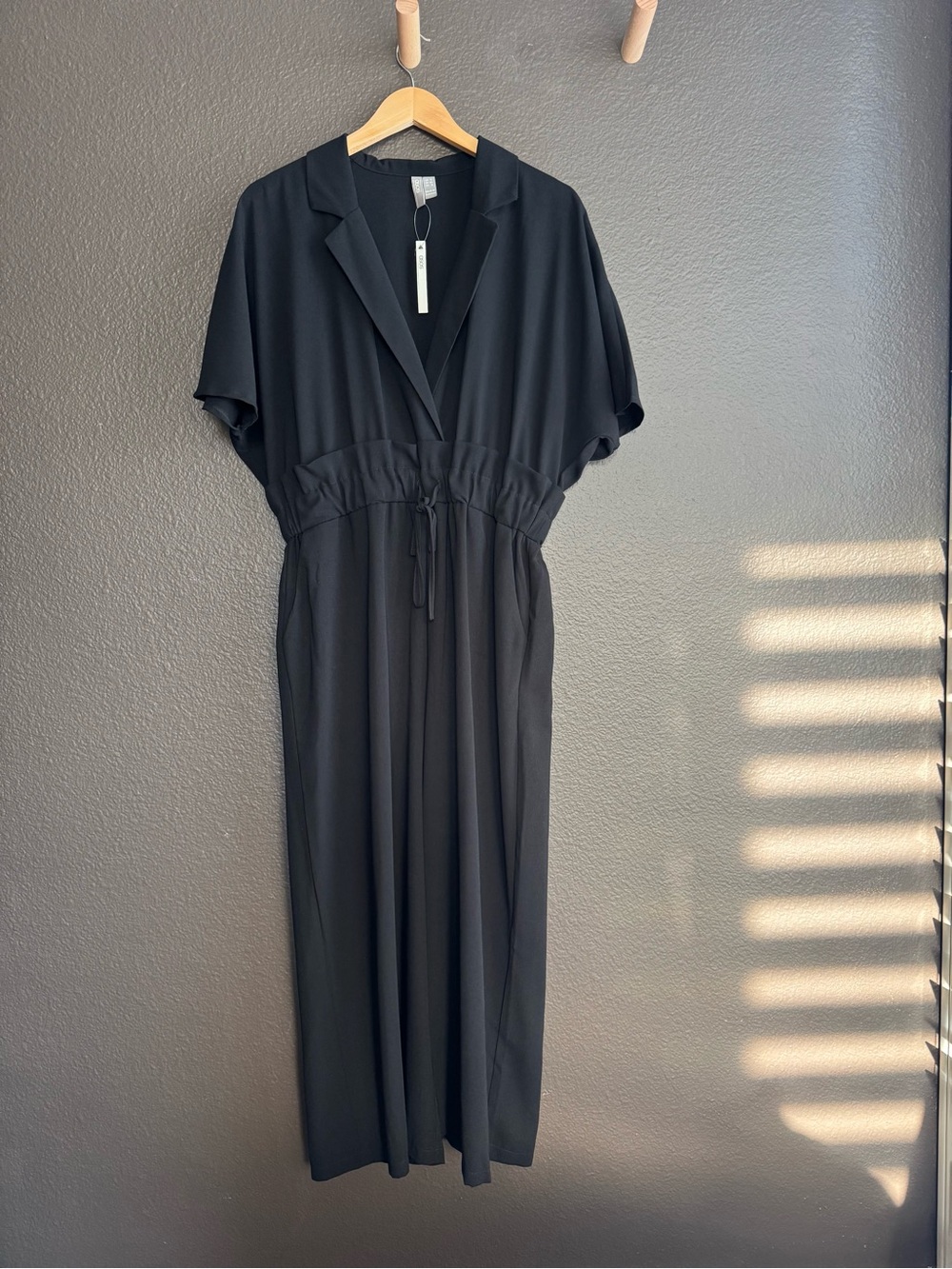 ASOS Black jumpsuit with Drawstring Waist